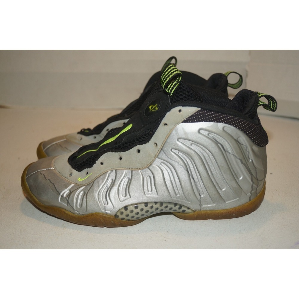Nike Little Posite One Metallic Silver Boys Shoes Size 7Y NO LACES- U11 - Picture 5 of 7